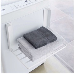 tower 折りたためる洗濯機ラックの画像