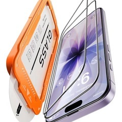 iPhone 17/16 pro ガラスフィルム 2枚セットの画像