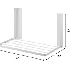 tower 折りたためる洗濯機ラックの画像