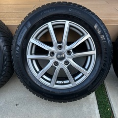 美品　SRデザイン 16インチ ホイールセット スタッドレスの画像