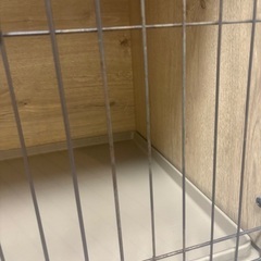 【取引中】【アイリスオーヤマ】犬用ケージ 屋根付き ナチュラル／小型犬用の画像