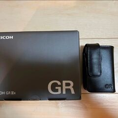 新品同様 RICOH GR IIIx デジタルカメラ GR3x 純正本革ケース付の画像