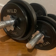 ダンベル　重さ調節可能　筋トレの画像