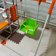 キッズ ジャングルジム 滑り台 ブランコの画像