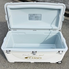 大型クーラーボックス 釣り アウトドア タイヤ付き ラムセス 100L 鰤 鮪 の画像