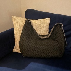 COW LEATHER MESH BAGの画像