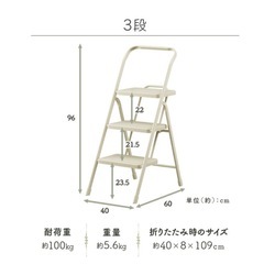 【アイリスオーヤマ】ステップ（脚立）の画像