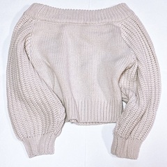 オフショル　ニットの画像