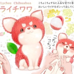 おやさい妖精さん　ライチワワ　ぬいぐるみの画像