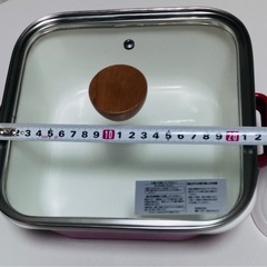 【新品】赤いホーロー鍋の画像