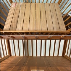 カトージ　ハイポジションベビーベッド アーチの画像