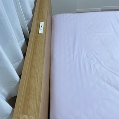 ニトリ収納付きセミダブルベットフレームの画像