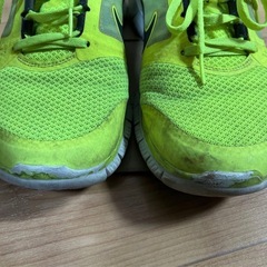 Nike Free 5.0 蛍光イエロー　スニーカー　28㎝の画像