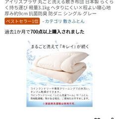 【ご相談中】　新品　敷布団　シングルの画像