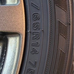 ダイハツ155/65R14　75Qスタッドレスタイヤ　ホイールセット　　の画像