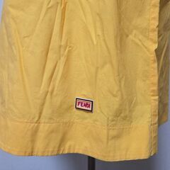 美品 FENDI フェンディ 黄色 ワンピース キッズ 12A 肩出しフリルの画像