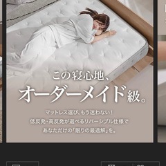 LOWYA セミダブル マットレスの画像