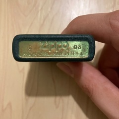 レア物　ZIPPO ジッポー トカゲ柄 グリーン系 オイルライター　ビンテージの画像