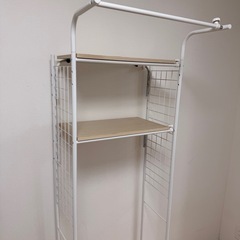 洗濯機上収納の画像