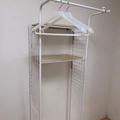 洗濯機上収納の画像