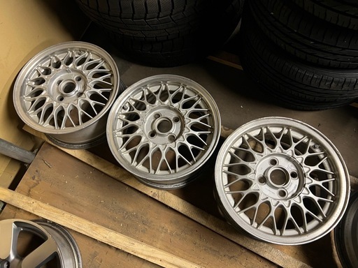 BBS 14インチ 6J +45 pcd100 4穴　3本