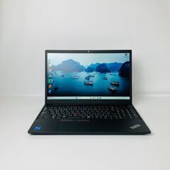 無料配送 バッテリー新品 メモリ16GB SSD256GB Lenovo ThinkPad E15 Gen2 Windows11 Microsoft office ノートパソコン 15.6インチ 大画面 初期設定済みの画像