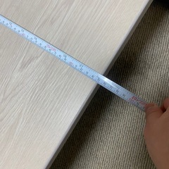 ■お譲り先決まりました■ ニトリ 昇降テーブル ホワイト 木目の画像