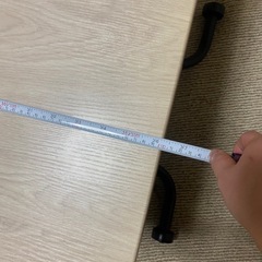 ■お譲り先決まりました■ ニトリ 昇降テーブル ホワイト 木目の画像