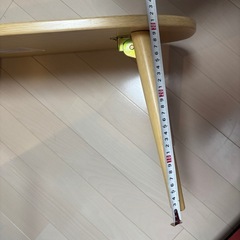 ニトリ　折りたたみ　ローテーブルの画像