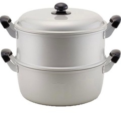 「美品」蒸し器セット 【30cm】の画像