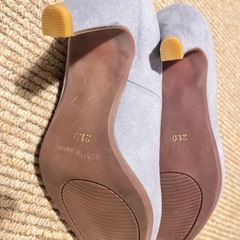 綺麗な色のパンプスの画像