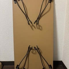 ローテーブル 木目調 折りたたみ ダークブラウンの画像