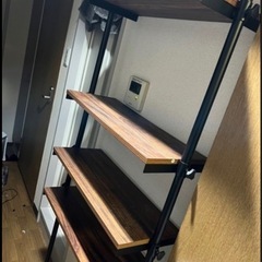 オープンラック　スリム　突っ張り棒の画像