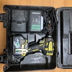 HITACHI インパクトドライバー　18Vの画像