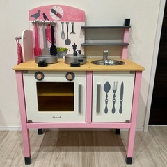 木製　キッチン　知育玩具　おままごと　Janod Maxi Kitchen　の画像