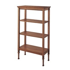 ベルメゾン　すっきりしたデザインで使いやすいアンティーク調のオープンラック 本棚　シェルフの画像