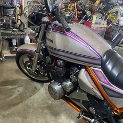 ゼファー400  機関良好車　ラメフレーク　車検8年9月　C2の画像