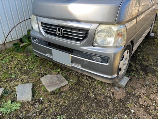 バモス 純正フロントバンパーフォグ付き 社外リレースイッチ付