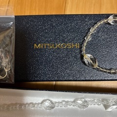 MITSUKOSHI水晶３点セットの画像