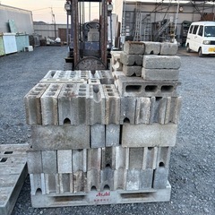 ガーデニング　ブロック　ひとパレット全部の画像