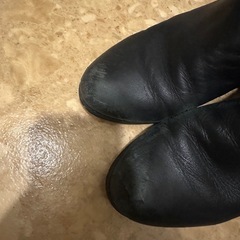 【あげます】ブーツ 黒 23.5cmの画像