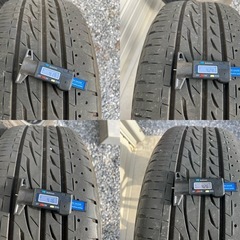 【2022年製】215/55R17 ブリヂストン　レグノ　GRVⅡ 中古　　４本　REGNO BRIDGESTONE weds ホイール　セットの画像