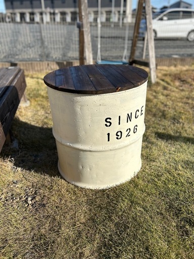 ドラム缶テーブル