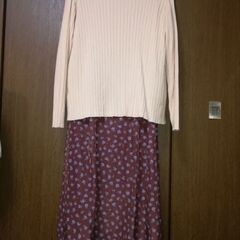 カーディガン　ベージュの画像