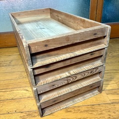 【１個1,000円】木製 もろぶた 餅箱 ４箱〔４段〕正月餅の画像