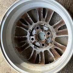 傷小　日産純正14インチアルミ　1本の画像