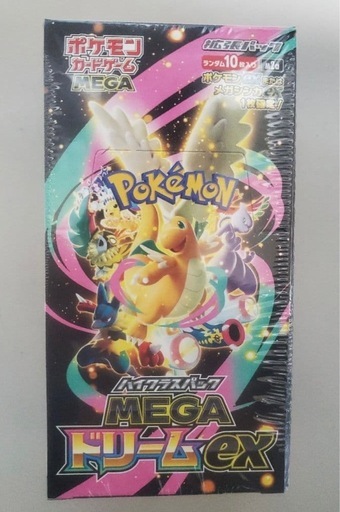 新品未開封 ポケモンカードゲーム MEGAドリームex 1BOX シュリンク付き