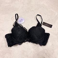 新品未使用　黒 レース の画像