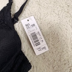 新品未使用　黒 レース の画像