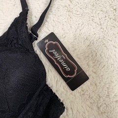 新品未使用　黒 レース の画像